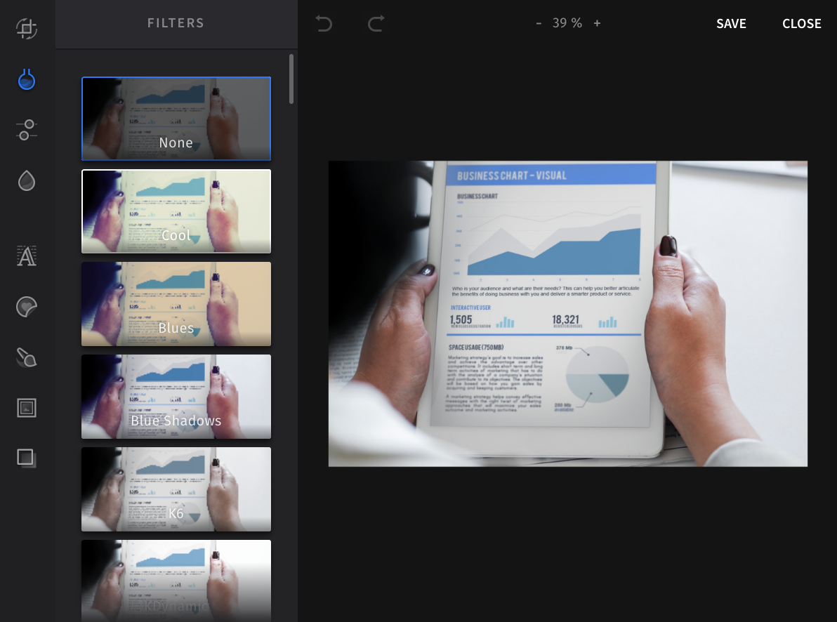 Herramientas para social media - Editor de imágenes
